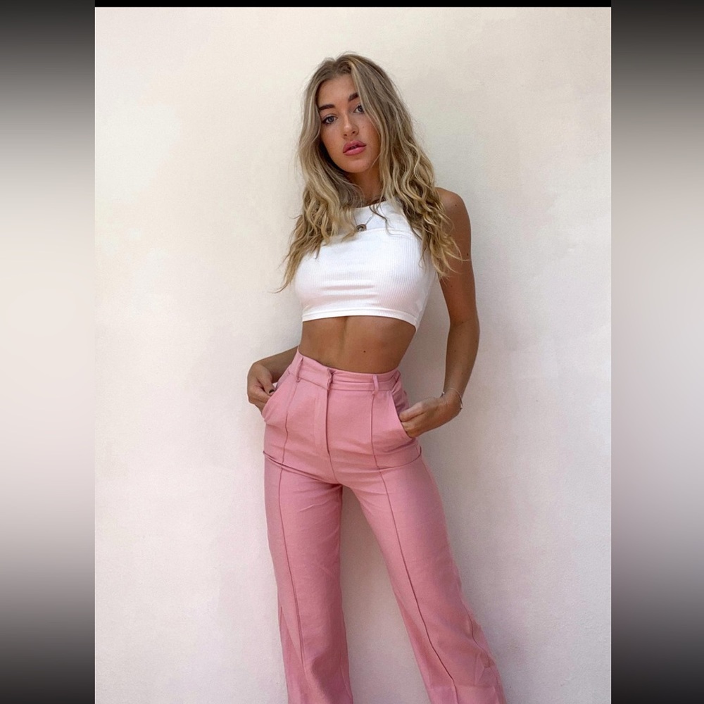 Pink trousers princess polly US 2
